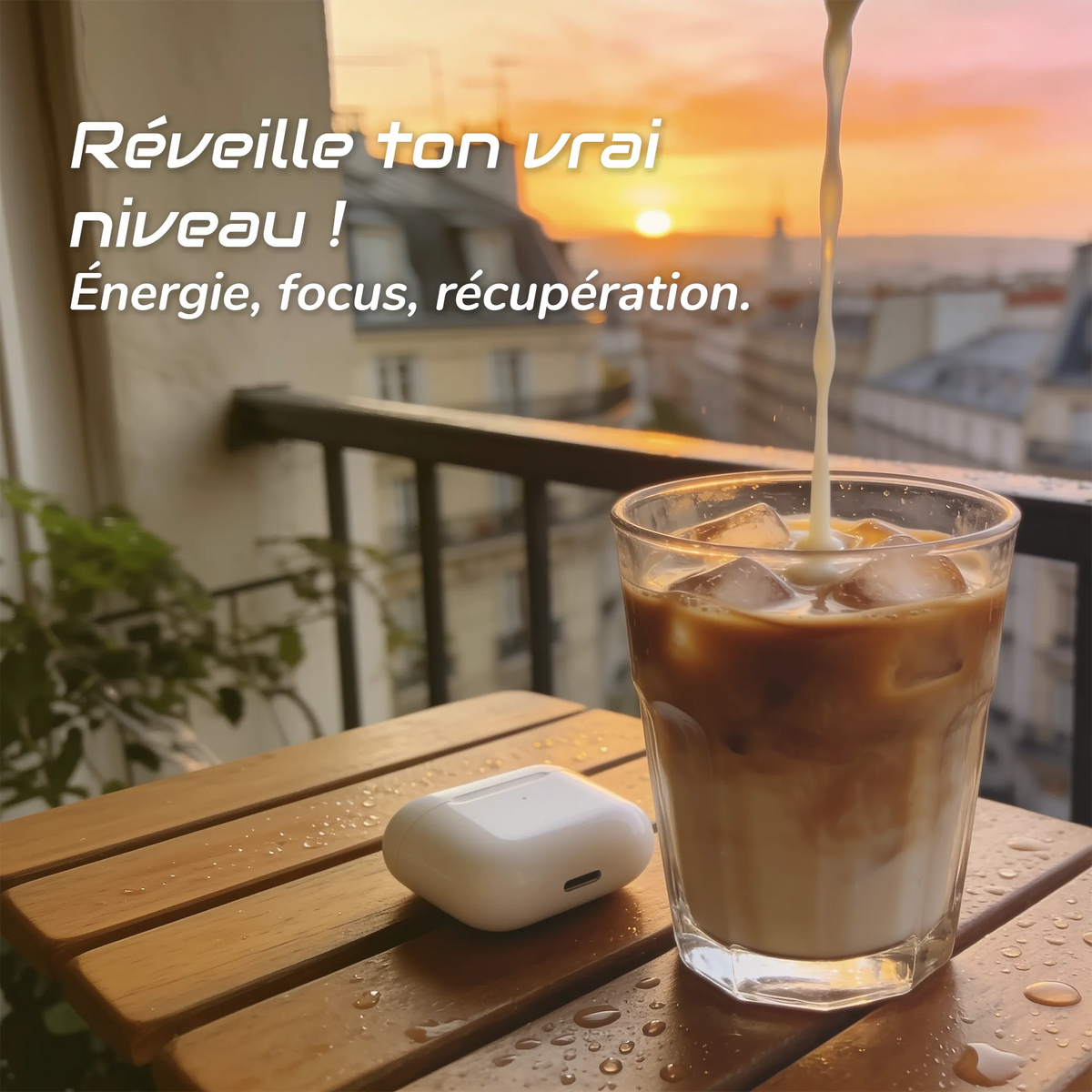 Réveille ton vrai niveau avec Rush Coffee goût café de chez Level Mana. 
